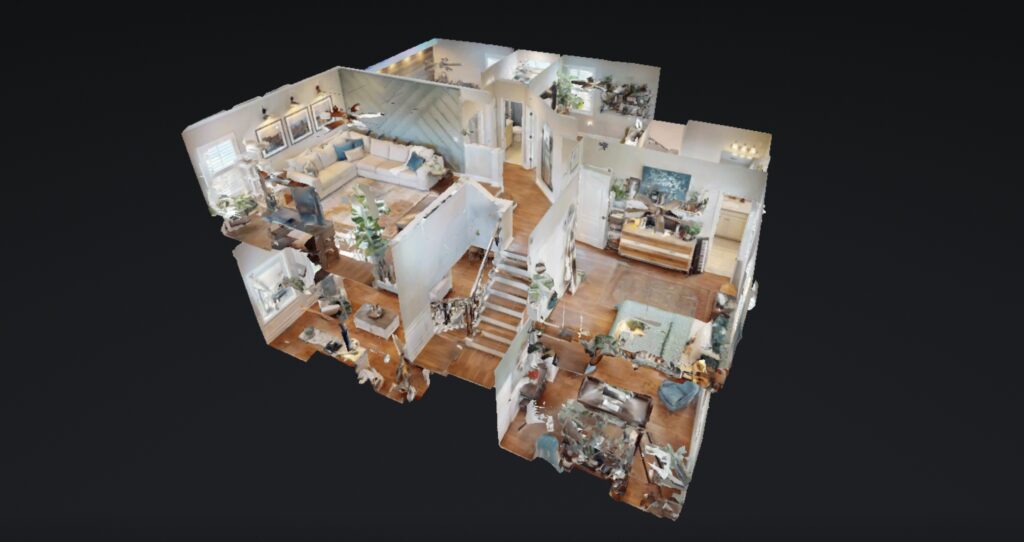 Matterport 3D dollhouse view — Orlando Home Photography virtual tour